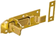 Scharnieren, gordijnen, grendels